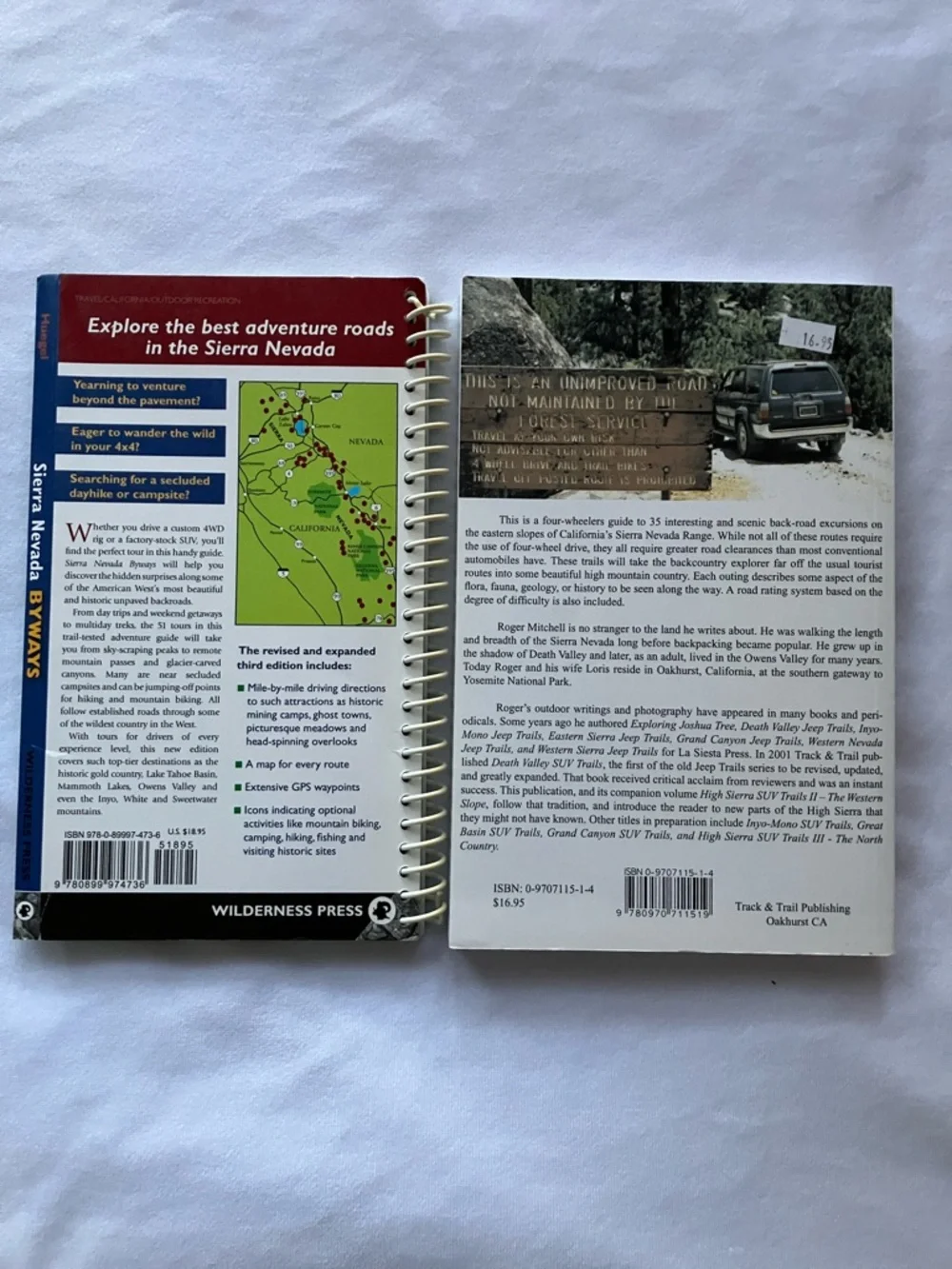 Eastern High Sierra Trail Books
